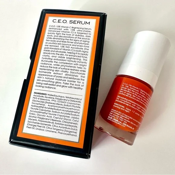 Sunday Riley C.E.O. 15% Vitamin C Brightening Serum 0.5 fl oz / 15 ml New in Box - Picture 8 of 10